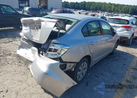 2012 Honda Civic Lx из США, поврежденный, VIN JHMFB2F52CS000625